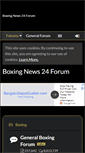 Mobile Screenshot of boxingforum24.com